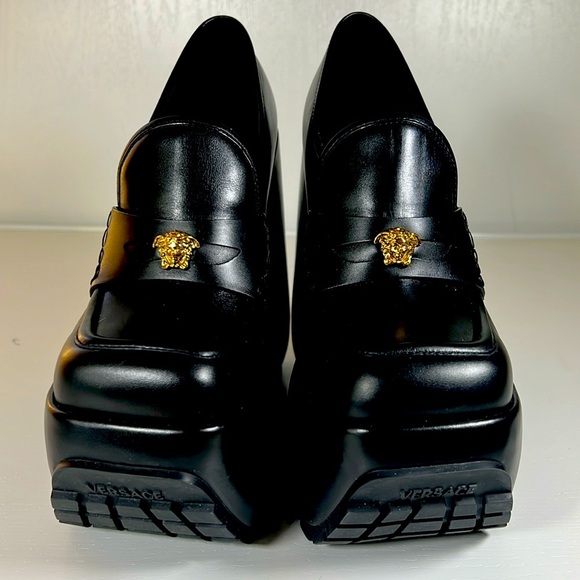 Versace Shoes - Versace Platform Wedge Pumps Size 41